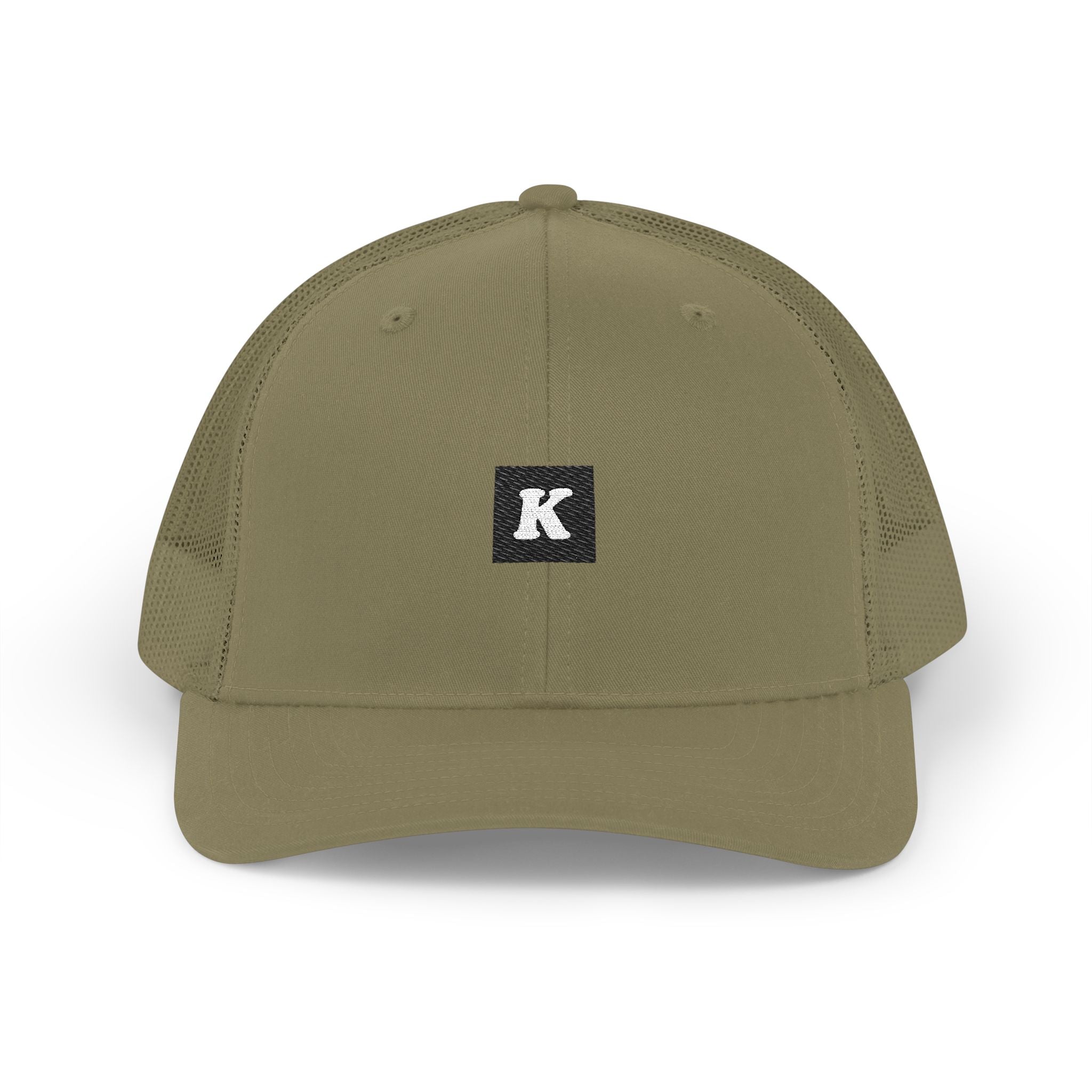 Embroidered K Vintage Patch Hat