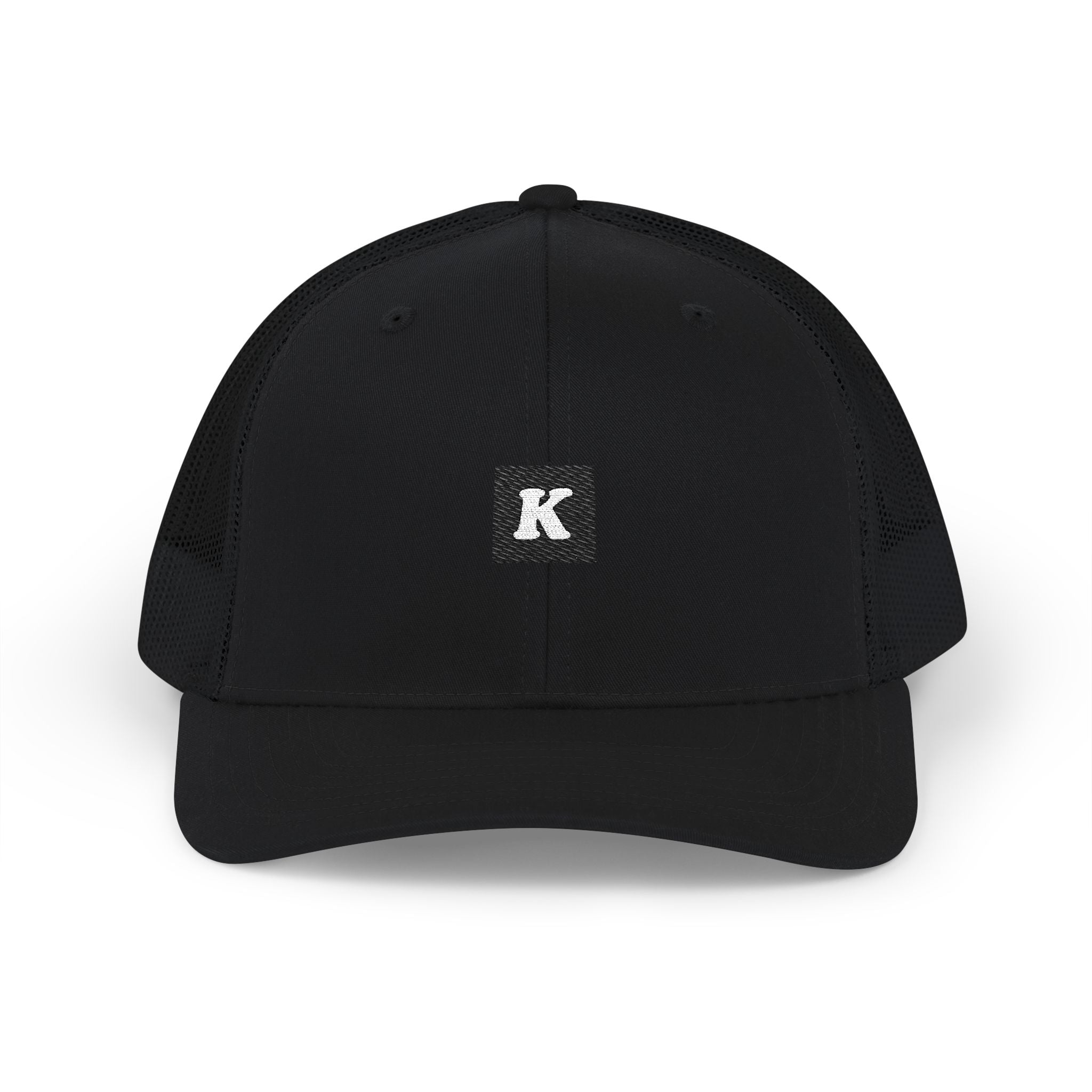 Embroidered K Vintage Patch Hat