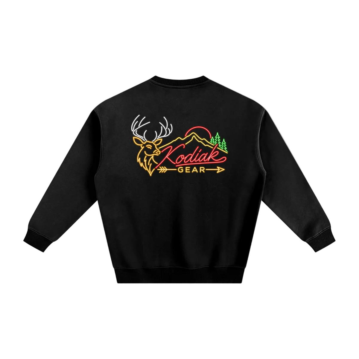 Neon Sign Fleeced Sweatshirt