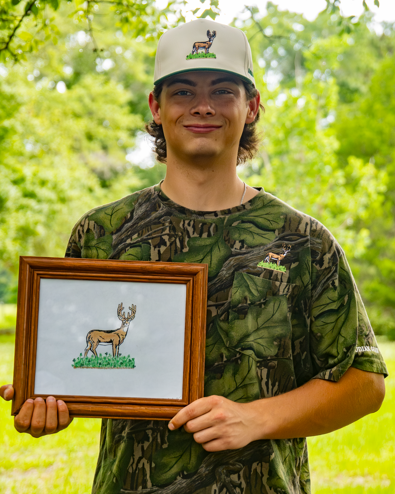 Bachelor Buck Hat - Natural/Green