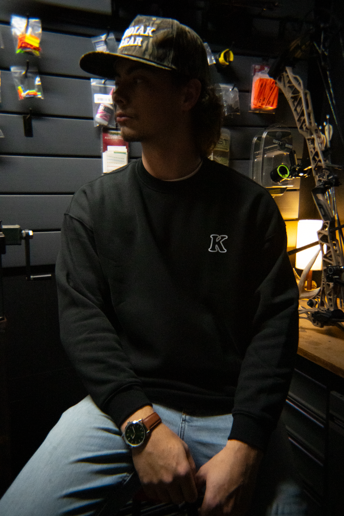 Neon Sign Fleeced Sweatshirt