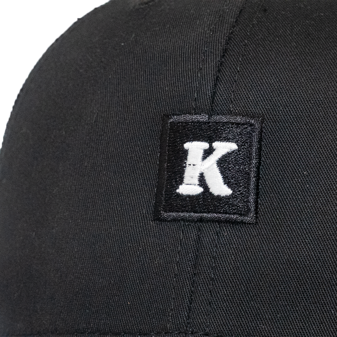 Embroidered K Vintage Patch Hat
