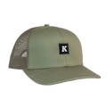 Embroidered K Vintage Patch Hat
