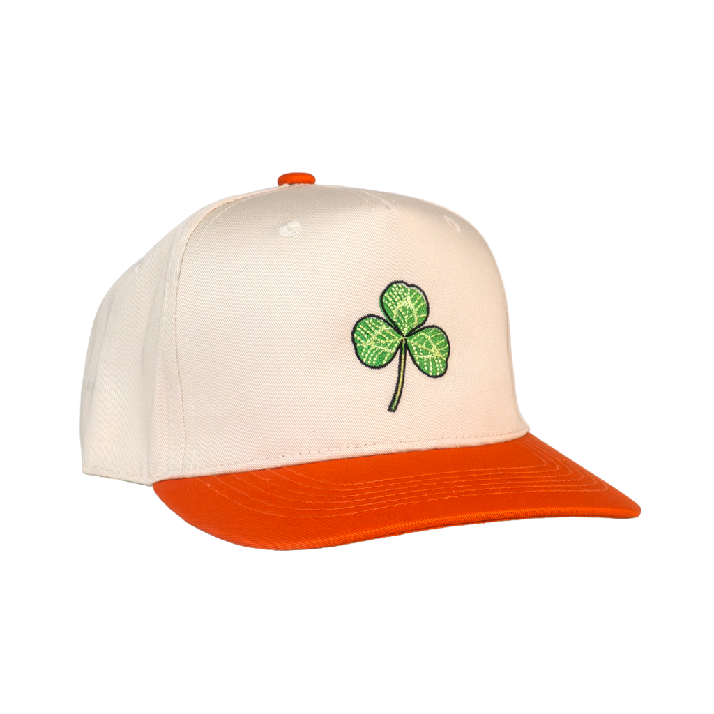 Clover Hat - Natural/Orange