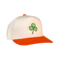 Clover Hat - Natural/Orange