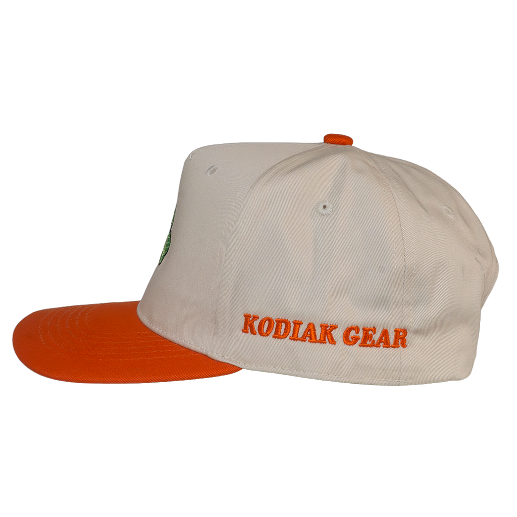 Clover Hat - Natural/Orange