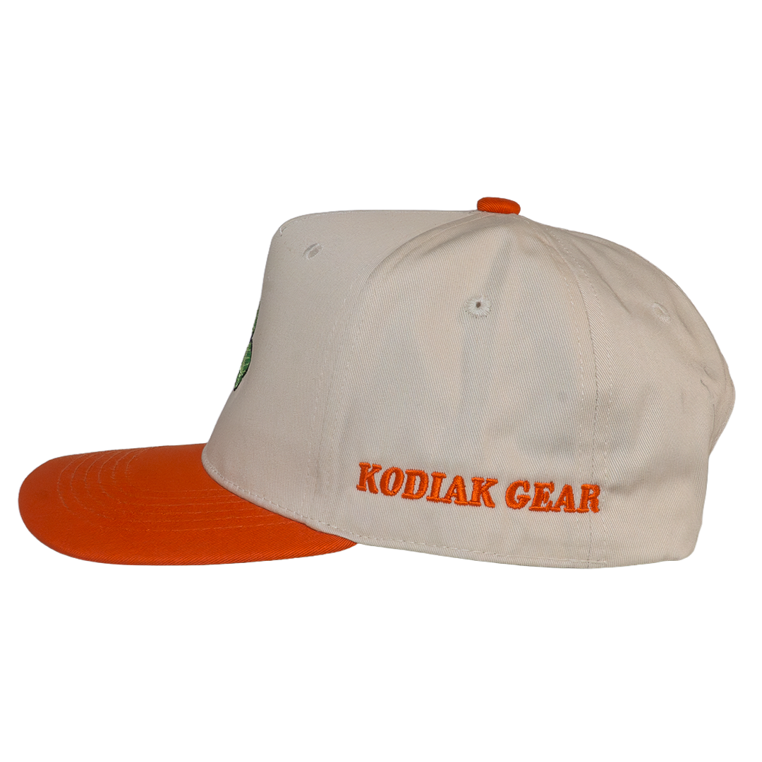Clover Hat - Natural/Orange