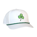 Clover Hat - White/Green Rope