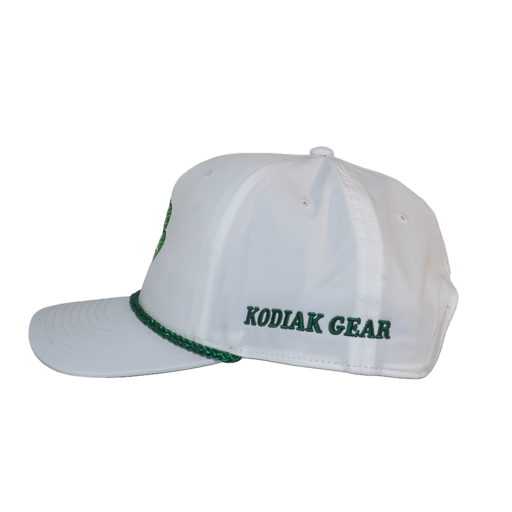Clover Hat - White/Green Rope