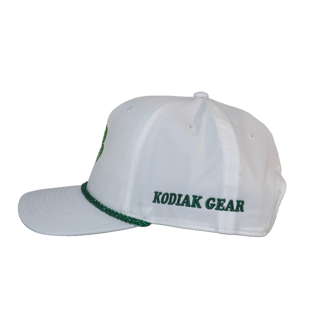 Clover Hat - White/Green Rope